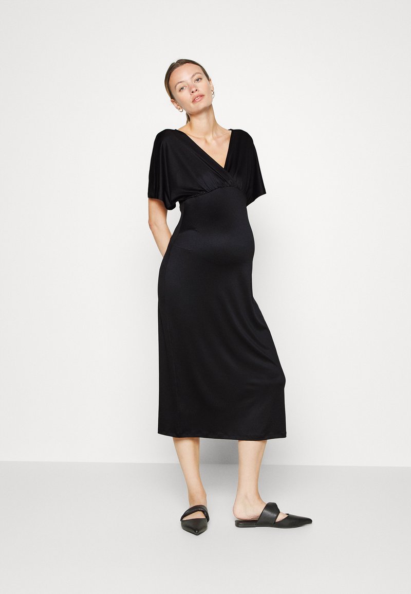 ONLY MATERNITY OLMELSA LONG DRESS Jersey dress black Zalando.ie