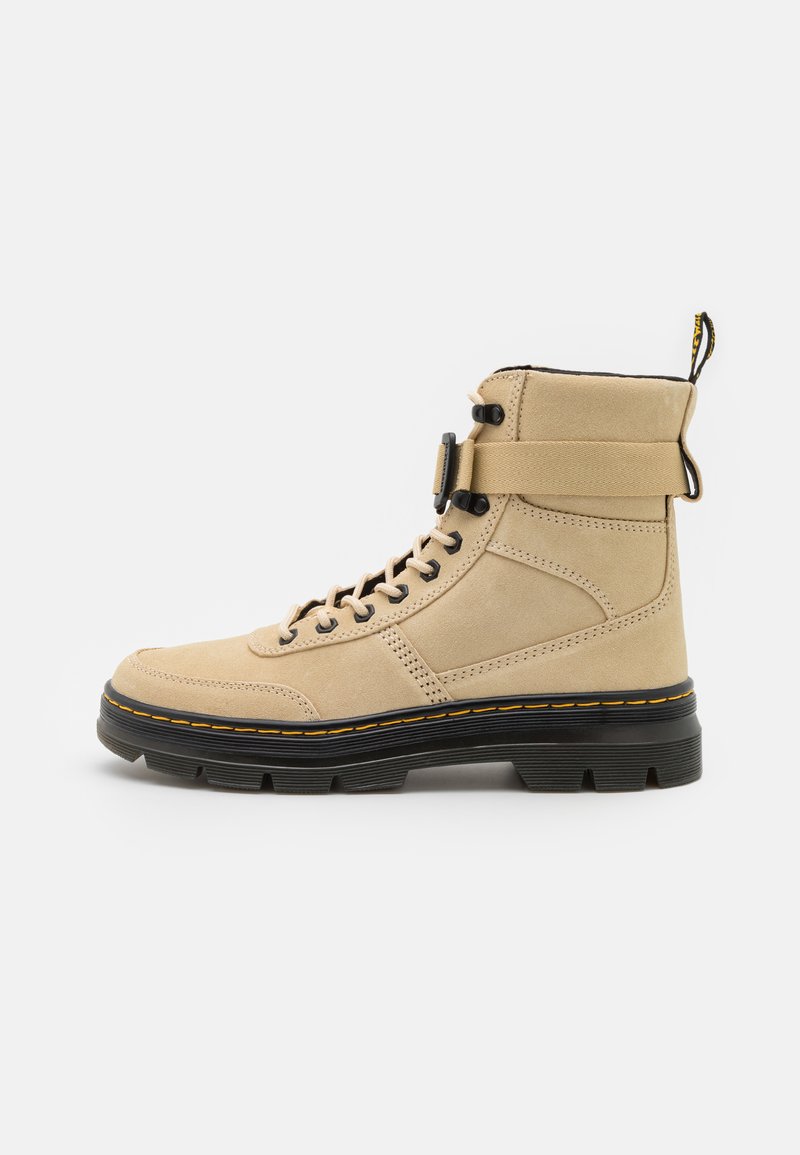 Dr. Martens - COMBS TECH UNISEX - Kotníkové boty na platformě - light tan, Zvětšit