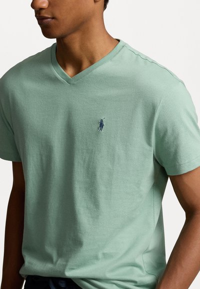Polo Ralph Lauren CLASSIC FIT JERSEY V-NECK T-SHIRT - Basic T-shirt - faded mint