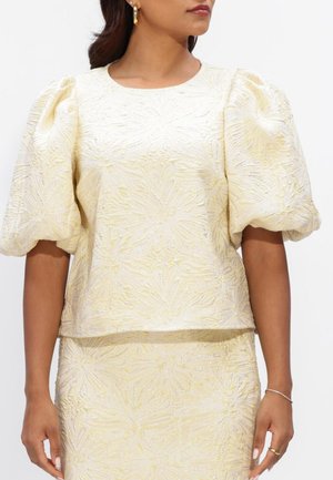 BROCADE - Blouse - butter yellow