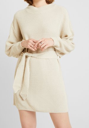 Gebreide jurk - beige