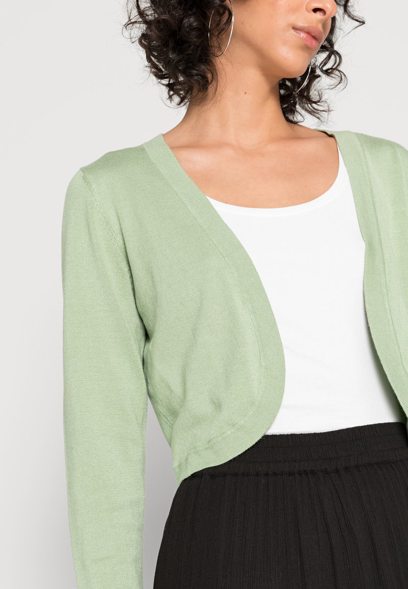 Kaffe ASTRID BOLERO - Cardigan - fair green/green - Zalando.ie
