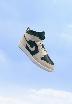Jordan, JORDAN 1 MID BP UNISEX - Високи маратонки - light orewood brown/pale ivory/midnight spruce/white