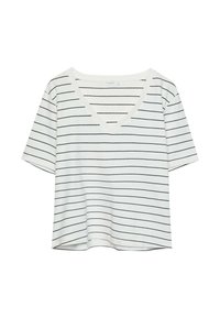 STRIPED - Print T-shirt - beige