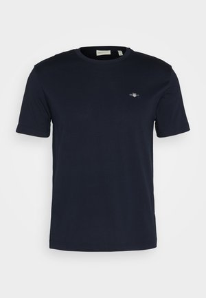 PRINTED ARCHIVE SHIELD - Basic T-shirt - evening blue