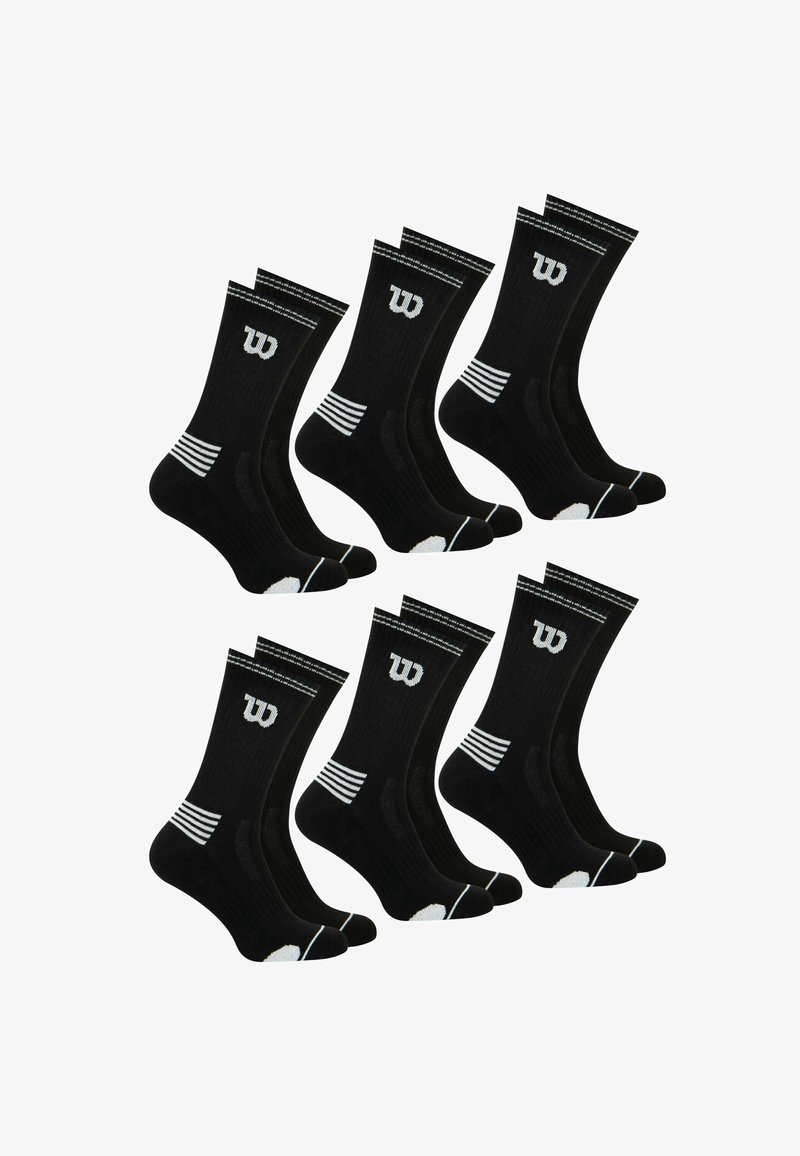 Wilson 6 PACK - Chaussettes - noir