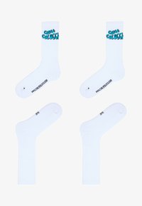 Non sélectionné, weiß blau