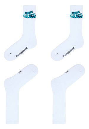 UNISEX , 2ER PACK DIAZ - Socken - weiß   blau