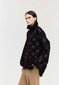 Hést Strickpullover - schwarz