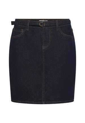 Cream, CREA DENIM SKIRT - Jupe crayon - chicago rinse blue denim tobac