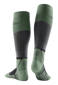 CEP COMPRESSION HIKING MAX CUSHION - MADE IN GERMANY - Kniestrümpfe - grey mint