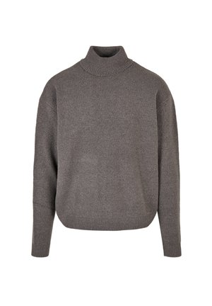 OVERSIZED ROLL NECK SWEATER - Strickpullover - asphalt