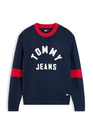 Tommy Jeans, TJM REG NEW CLASSICS SWEATER EXT - Strickpullover - dark blue