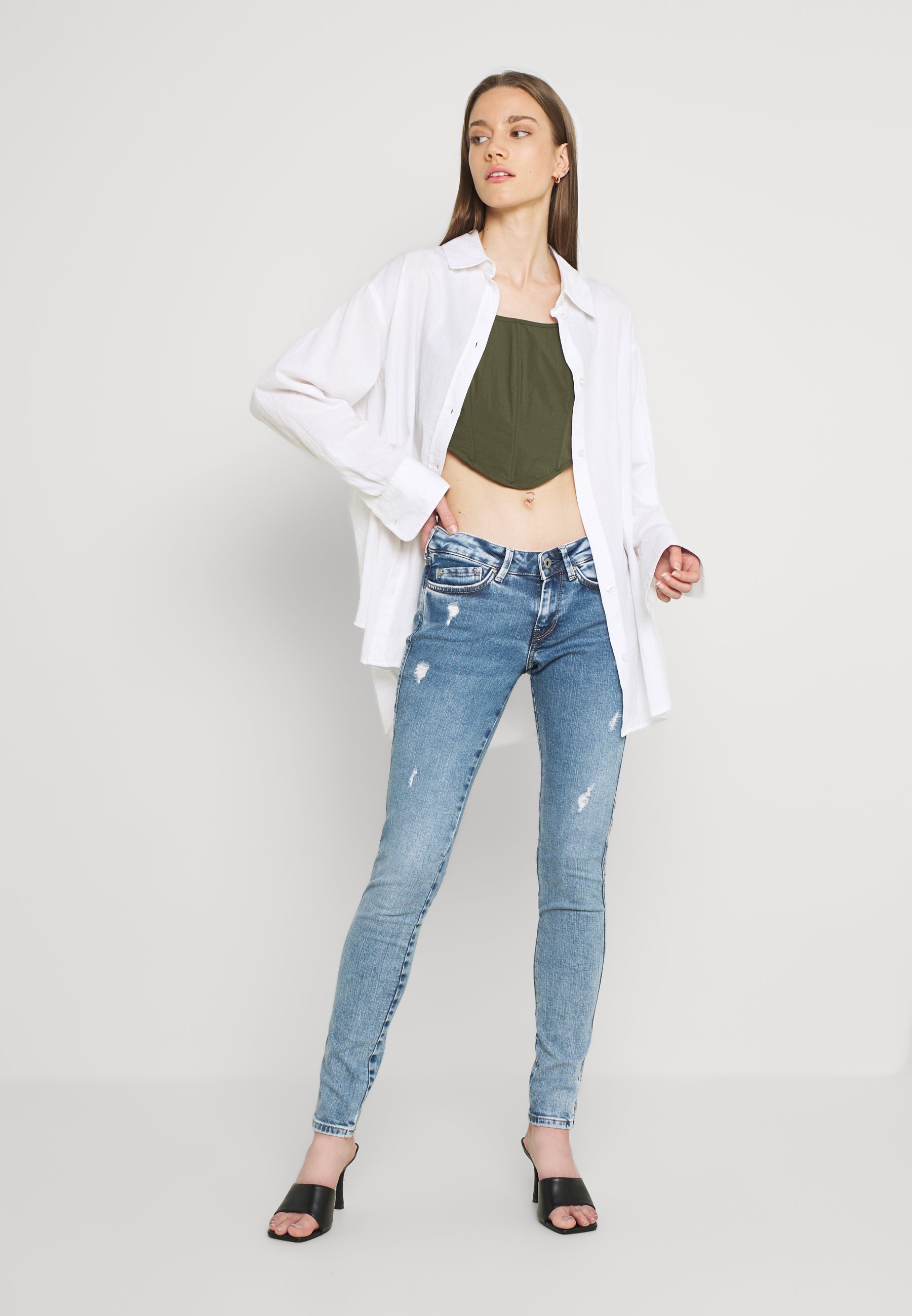 Pepe Jeans PIXIE STITCH - Jeans Skinny 