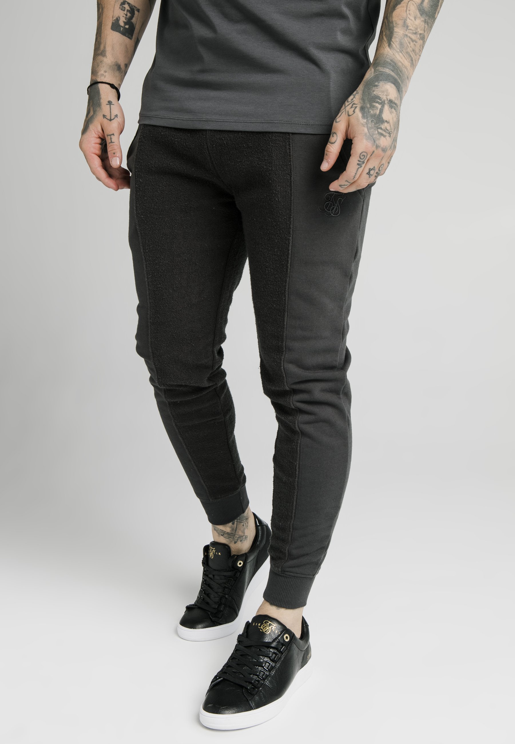 SIKSILK Pantalones deportivos - washed grey/gris - Zalando.es