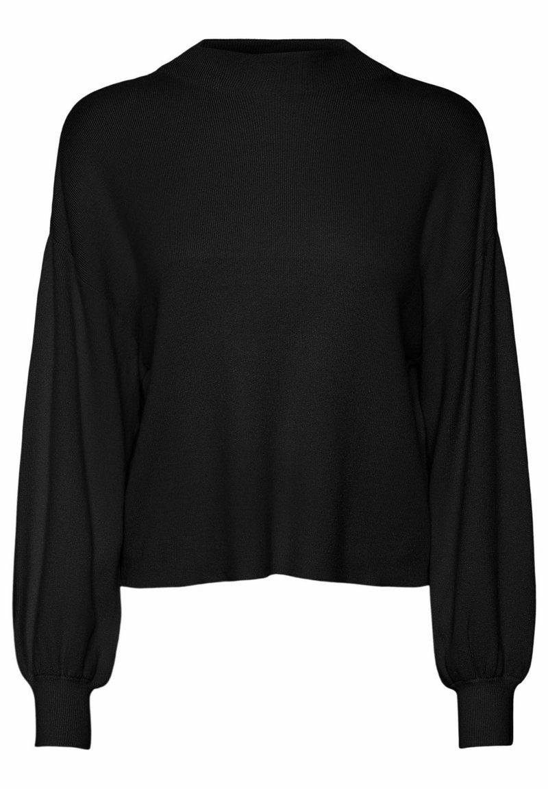 Vero Moda VMNANCY LS GA BOO REP - Trui - black/zwart - Zalando.nl