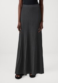 ONLY ONLTESS LONG SKIRT - Gonna lunga - dark grey melange