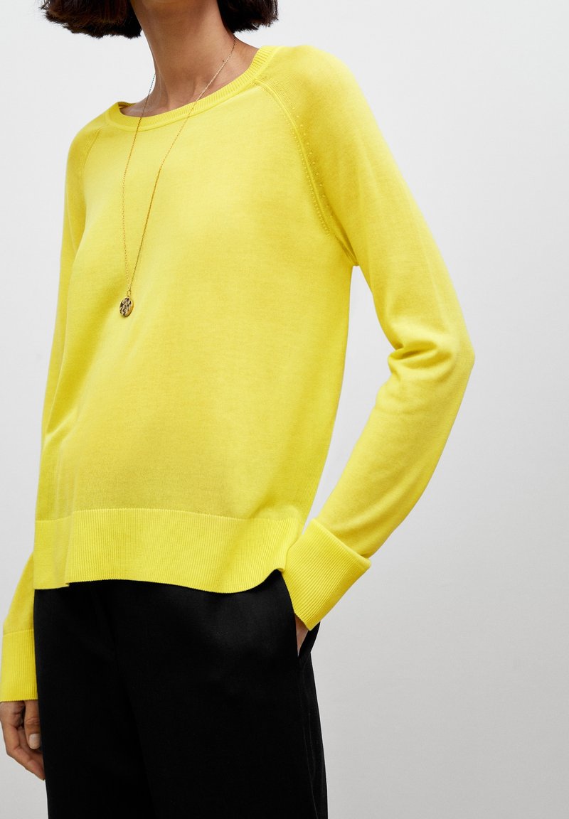 Massimo Dutti Neule - yellow