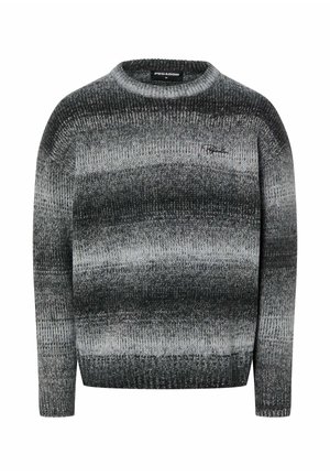 DEVENTER - Jumper - schwarz/weiß