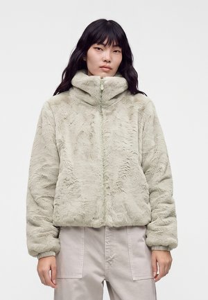 Save the duck, JEON REVERSIBLE - Зимно яке - rainy beige