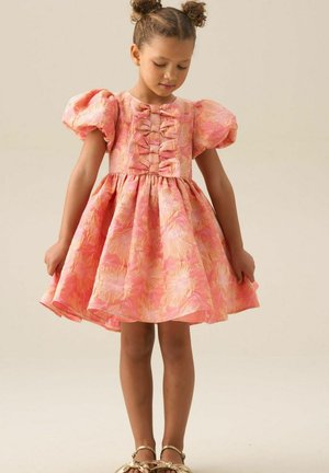 Angel & Rocket, REGULAR FIT - GEORGIA BOW JACQUARD DRESS - Päevakleit - pink