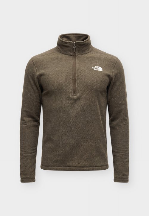 The North Face TEXTURED CAP ROCK 1/4 ZIP - Fleece jumper - dark chestnut heather — foto 5