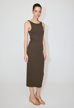 Mango, ADULT - Haljina od žerseja - dark brown