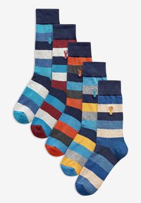 Next - CUSHIONED SOLE FIVE PACK - Socken - blue Thumbnail-Bild 1