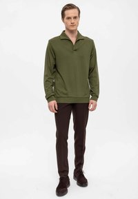 ANT Antioch Green 100% Linen Italian Cut Men's Pants - Cerveteri main image 0