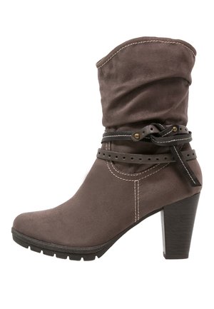 Bottines de cowboy / motard - dark grey