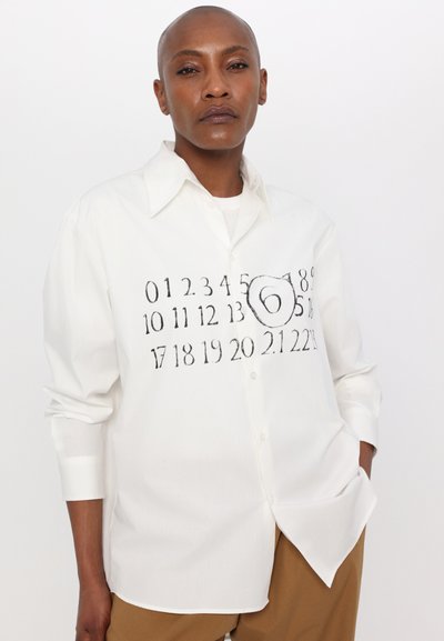 MM6 Maison Margiela LONG SLEEVED SHIRT - Užsagstoma palaidinė - white