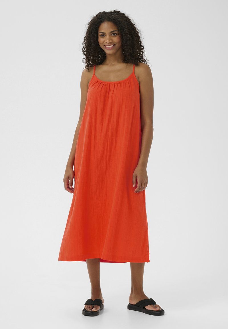 Kaffe KAPAULINE - Freizeitkleid - grenadine