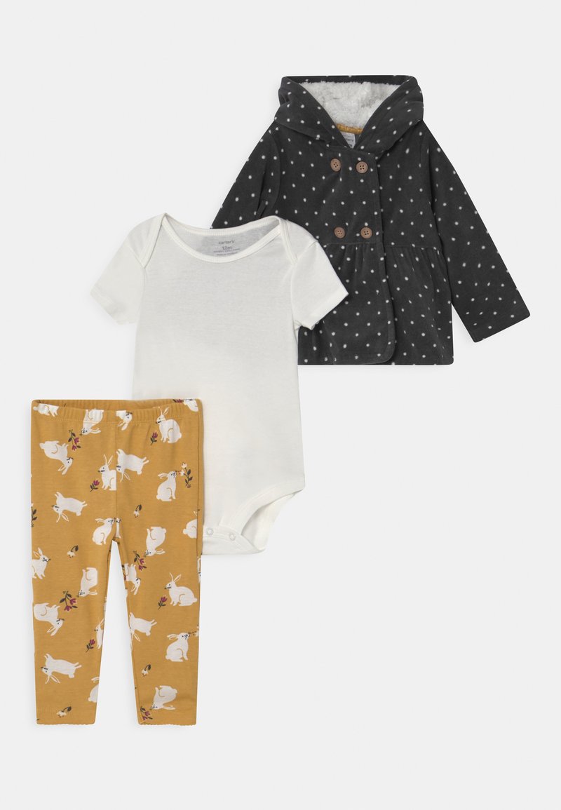 Kinder Jacken | Carter's GREY DOT SET T-Shirt basic grey/grau - ZR67159 Kinder Jacken | Carter's GREY DOT SET T-Shirt basic grey/grau - ZR67159