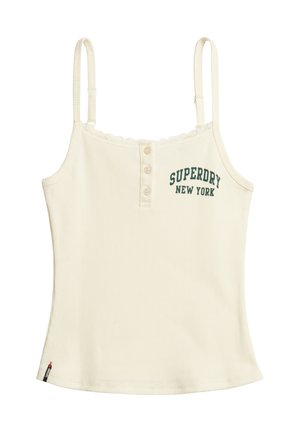 Superdry ATHLETIC ESSENTIALS GRAPHIC  - Top - off white