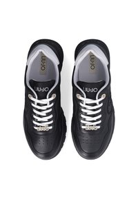 LIU JO WITH BEJEWELLED LOGO - Sneakers basse - black