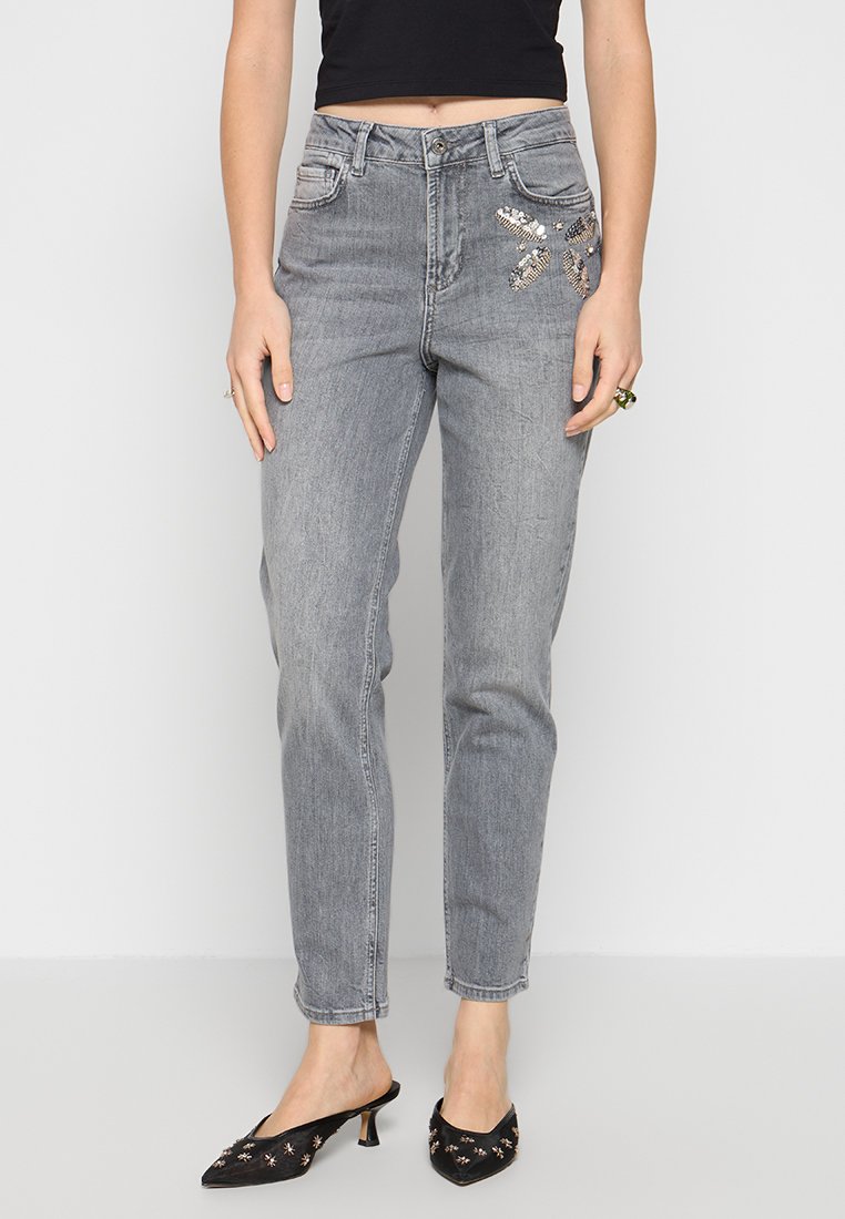 Liu Jo Jeans Jeans Tapered Fit grijs