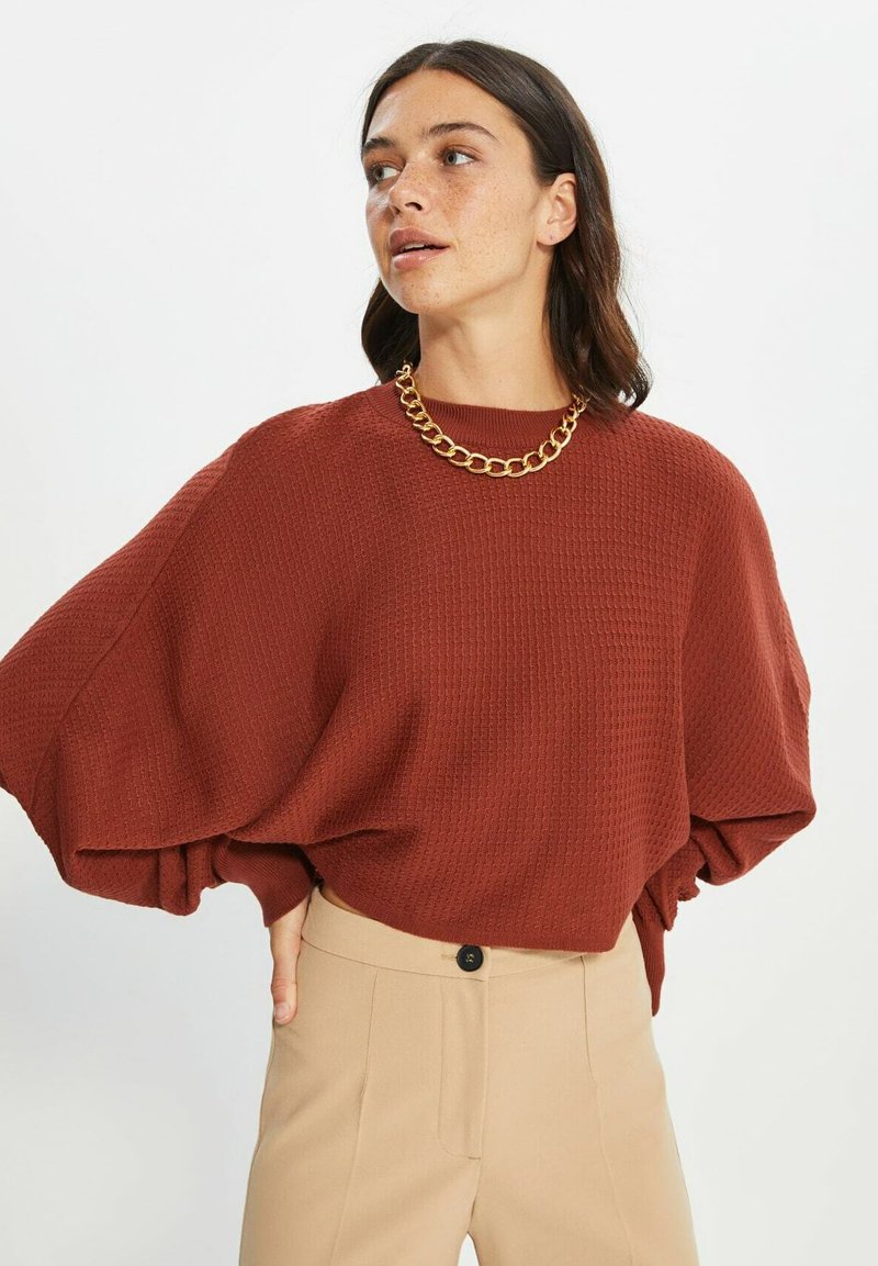 Damen Strickjacken | Trendyol Strickpullover brown/braun - LN10304 Damen Strickjacken | Trendyol Strickpullover brown/braun - LN10304