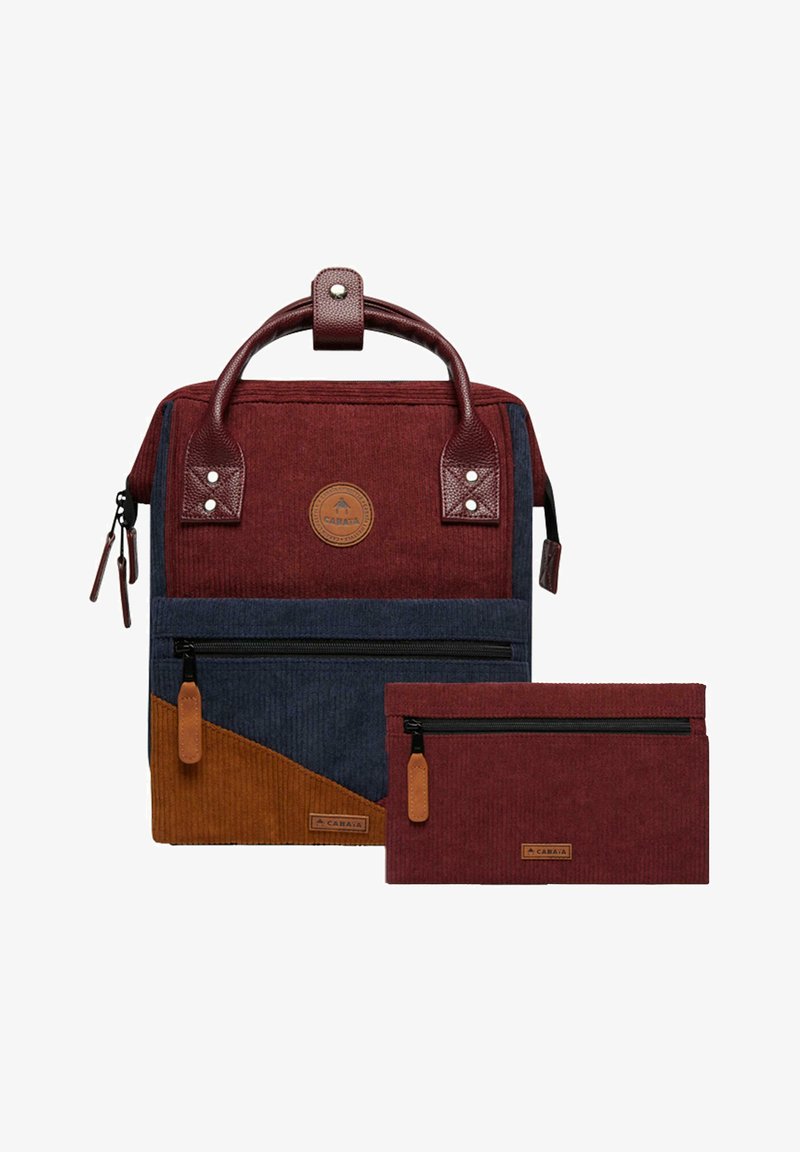 Cabaia ADVENTURER - Schulranzen Set - radom bordeaux