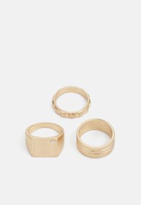 3 PACK - Ringe - gold-coloured