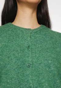 Samsøe Samsøe CARDIGAN - Casaco de malha - dark ivy melange