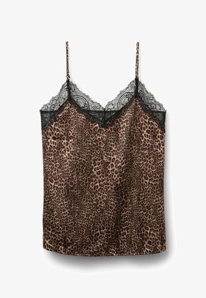 Tezenis, V-NECK PRINTED CAMISOLE - Haut de pyjama - animal