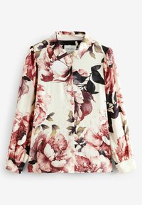 Next REGULAR FIT - LINEN BLEND BUTTON THROUGH  - Nattøj sæt - ecru floral