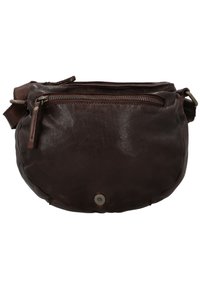 Gusti Leder STEFANIE - Torba čez telo - dunkelbraun