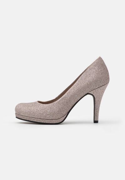 escarpin argenté zalando
