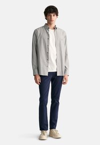 GANT DESERT - Džíny Straight Fit - marine