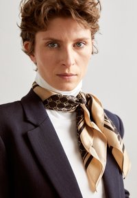 2 PACK - Scarf - black/beige