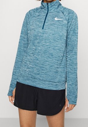 Long sleeved top - mottled blue