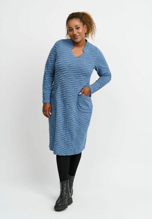 HANA - Vestito di maglina - steel blue