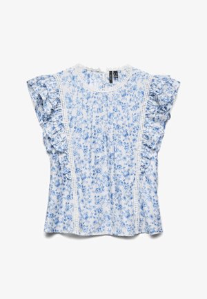 Vero Moda, BLISS - Pluus - snow white/blue