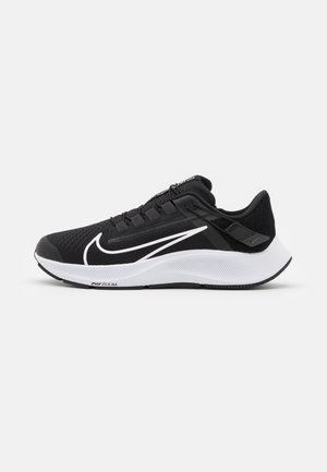 AIR ZOOM PEGASUS 38 FLYEASE - Neutral running shoes - black/white/anthracite/volt
